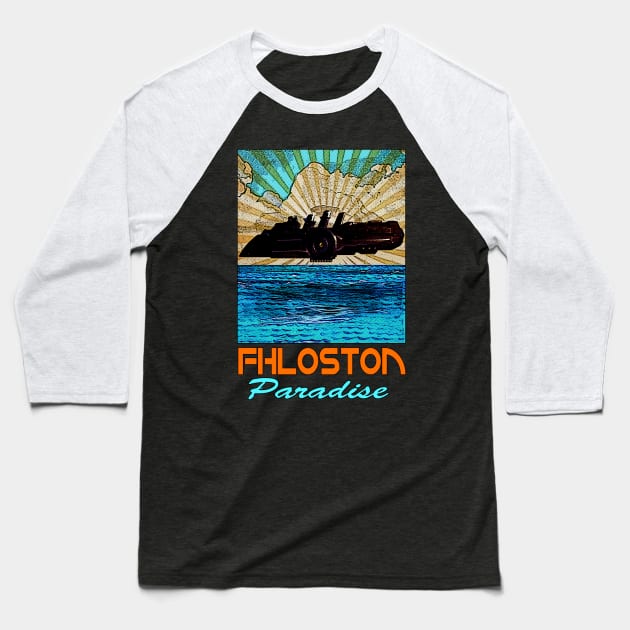 Visit Fhloston Paradise! Baseball T-Shirt by RocketPopInc